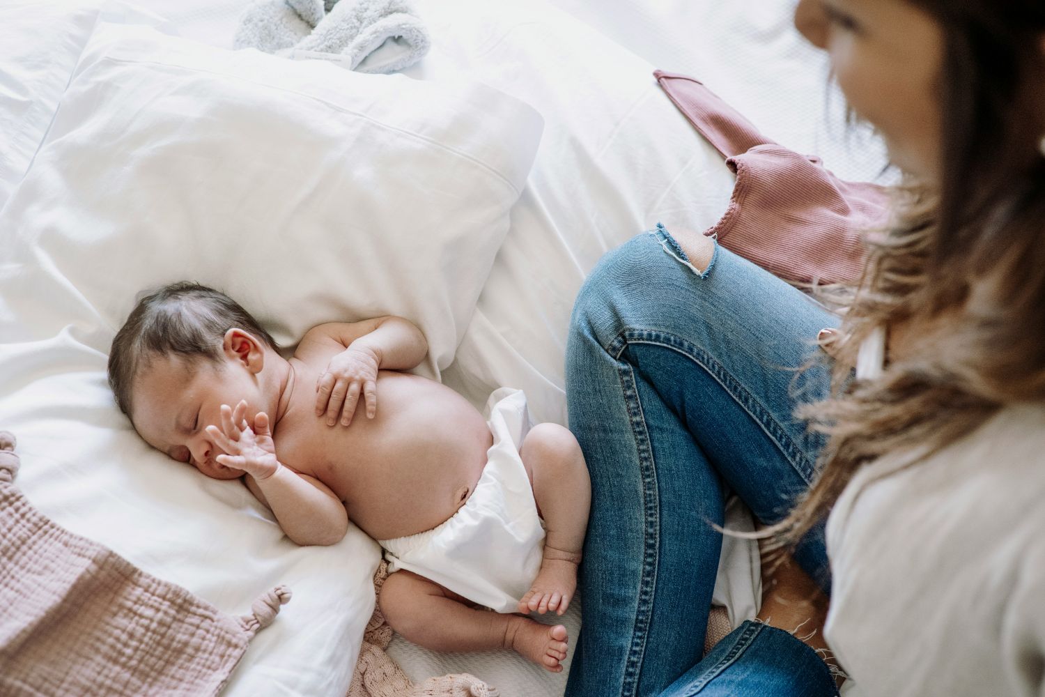 Maman et nouveau né